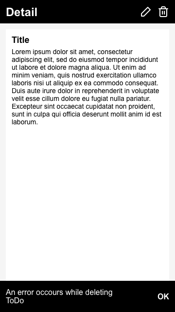 Errore Eliminazione Nota