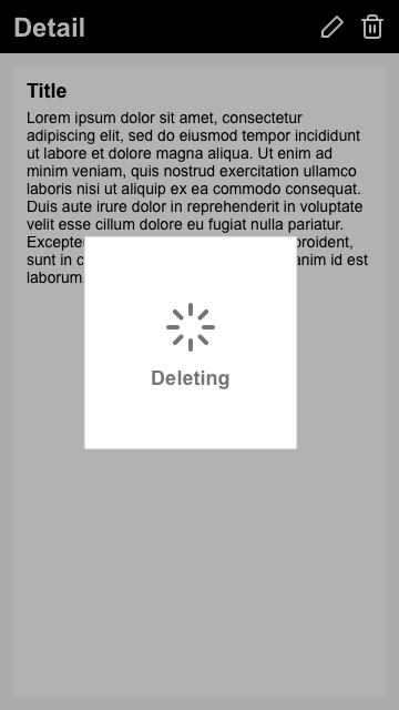 Eliminazione Nota in Corso