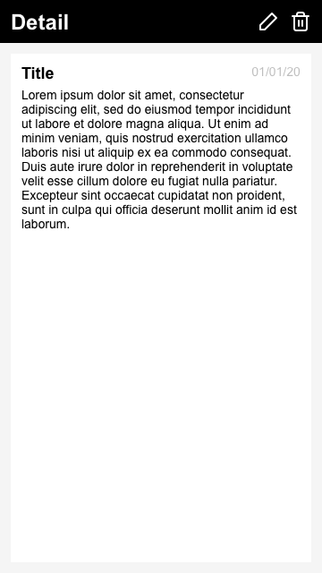 Dettaglio Note