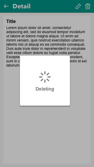 Eliminazione Nota in Corso