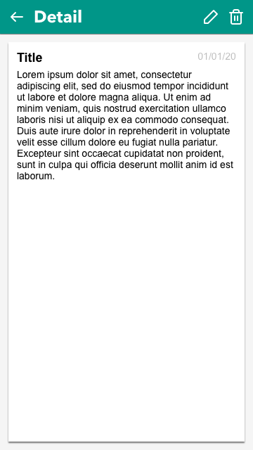 Dettaglio Note