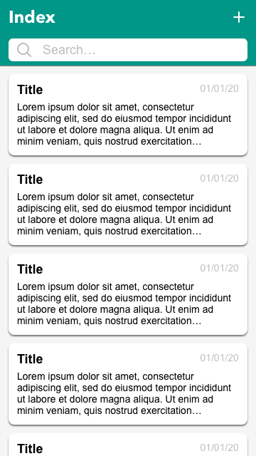 Indice Note