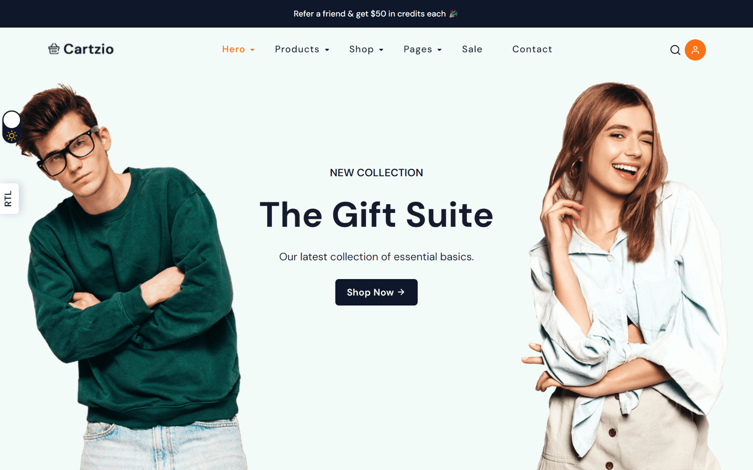 Home page